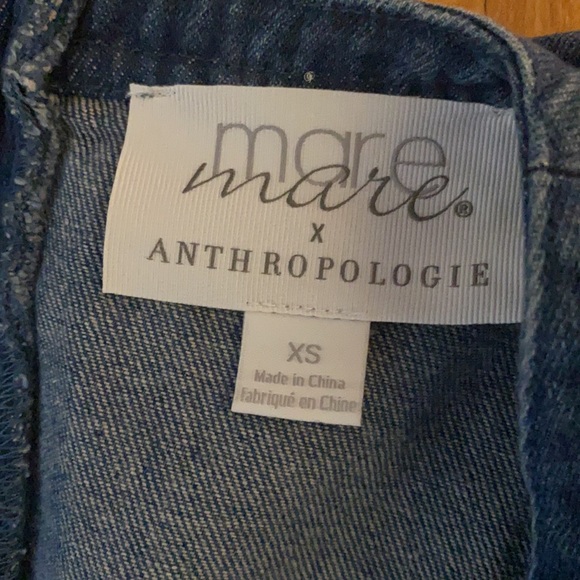 Anthropologie denim jumpsuit size XS - Picture 10 of 10